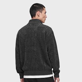 Pegador Gilmonde Structured Knit Half-Zip Sweater BLACK Schwarz
