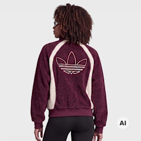 adidas Originals Sherpa Jacket rood