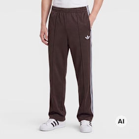 adidas Originals Firebird Adicolor Baggy Fit Trackpants marrón