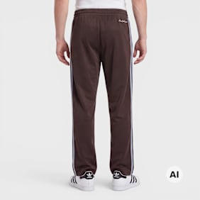 adidas Originals Firebird Adicolor Baggy Fit Trackpants marrón
