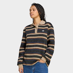 adidas Originals Stripe Knitted Polo crna