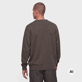 Umbro Knitted Jumper Marrone