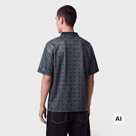 Umbro Printed Football Jersey blauw
