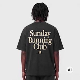 Another Cotton Lab SRC Washed T-Shirt zwart