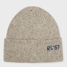 Polo Ralph Lauren Knit Tweed Polo Bean bež