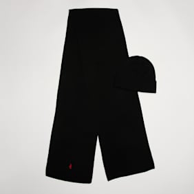 Polo Ralph Lauren HATSCARFGBOX-COLD WEATHER-HAT POLO BLACK czarny