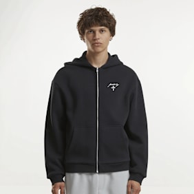 Mister Tee Beyond The Prayer Fluffy Zip Hoody zwart