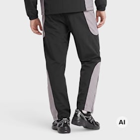 New Balance Color Blocked Woven Pant crna