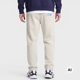 Nike Sportswear SF Graphic Club Open Hem Pant beige
