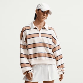 Nike   Sportswear 1/4-Zip Sweatshirt beige