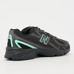 New Balance 740 black/bright mint cinzento