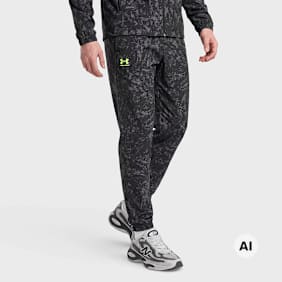 Under Armour UA VIBE WOVEN JOGGER ultimate black/green citrine schwarz