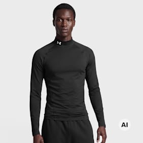 Under Armour Cg Elite Comp Mock zwart