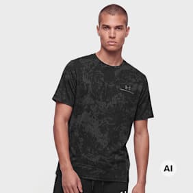 Under Armour VANISH ENERGY PRINTED2 SS black/black schwarz