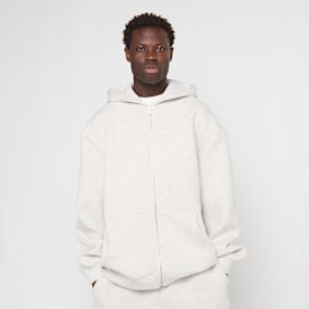 Urban Classics Heavy Scuba Zip Hoody grau