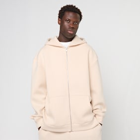 Urban Classics Heavy Scuba Zip Hoody bege