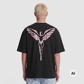 Colucci Ikarus Backprint T-Shirt preto