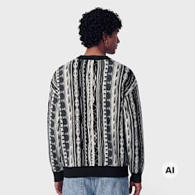 Colucci Flatknit Sweater preto
