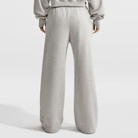 Nike Studio Fleece Medium Weight Mid-Rise Wide-Leg Pants gris