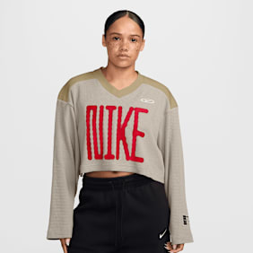 Nike   Street Crop Longsleeve Jersey beige