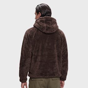 K1X Tag Logo Teddy Hoodie Braun