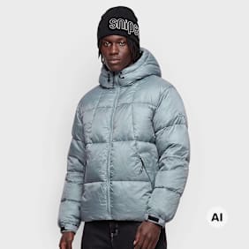 K1X Tag Logo Shiny Puffer iceblue zielony