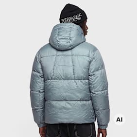 K1X Tag Logo Shiny Puffer iceblue Grün