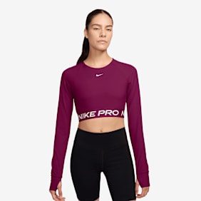 Nike Pro Dri-FIT 365 Crop Longsleeve pourpre