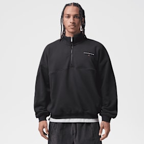 Jordan Flight Fleece Quarter-Zip Low Brand Nero