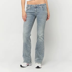 True Religion Becca Low Rise Bootcut azul