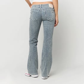 True Religion Becca Low Rise Bootcut niebieski