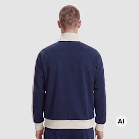 Karl Kani Signature Sidestripe Pique Trackjacket azul