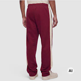 Karl Kani Signature Sidestripe Pique Trackpants vermelho