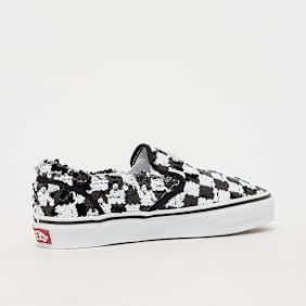 Vans Classic Slip-On checkerboard sequins black/true white crna