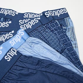 SNIPES 5 PACK - Woven Boxer plava