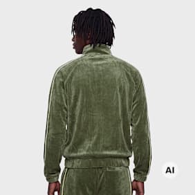 Karl Kani OG Velour Raglan Trackjacket vert