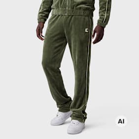 Karl Kani OG Velour Straight Leg Trackpants zelena