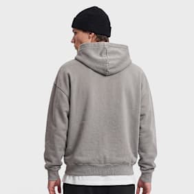 Pegador Logo Oversized Hoodie Washed Indigo Blue Schwarz