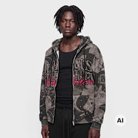 Smoke Rise VOICES WITHIN FULL ZIP HOODIE BLACK Undefined Color