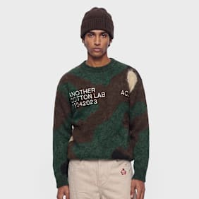 Another Cotton Lab Another Tarn Knit Sweater vert
