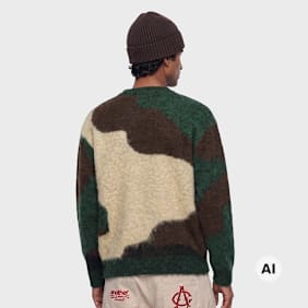 Another Cotton Lab Another Tarn Knit Sweater groen