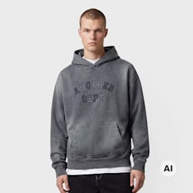 Another Cotton Lab Another Dept. Hoodie Blau