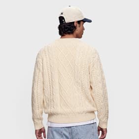 Another Cotton Lab Another Cable Knit Sweater Beige