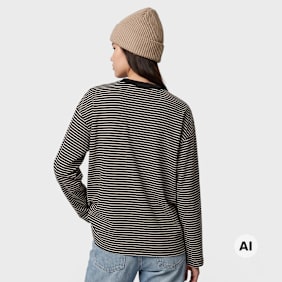 Another Cotton Lab Santal Longsleeve crna