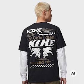 Nike Sportswear Loose Poster Tee preto