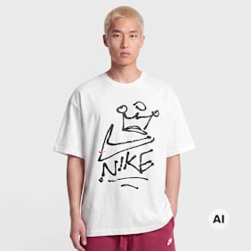 Nike   Sportswear LSE Crown Tee biały