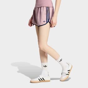 adidas Originals 3-Stripes Sprinter Shorts lichtroze