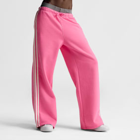 adidas Originals 3-Stripes Fleece Sweatpant Fucsia