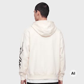 Nike Sportswear SF Graphic Full Zip Hoodie wit
