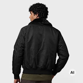 Alpha Industries B-15 Intermediate Flight Jacket zwart